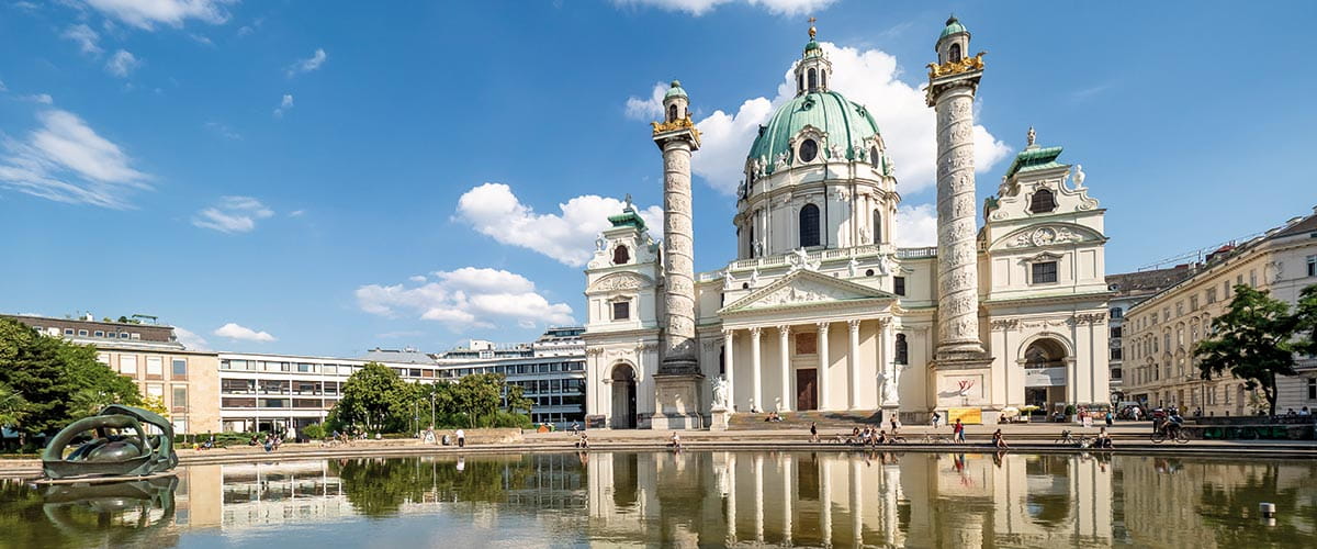 St Charles' Church in Vienna, Austria